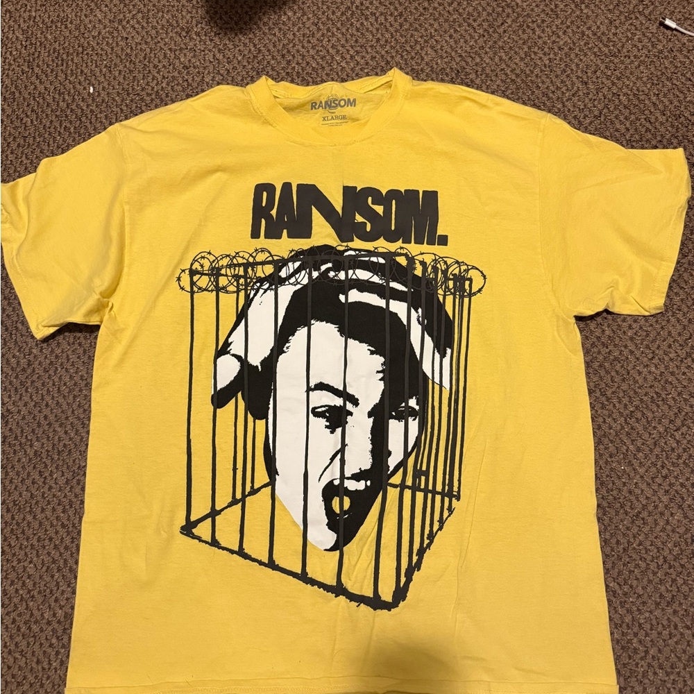 Ransom Bold Yellow Graphic Tee